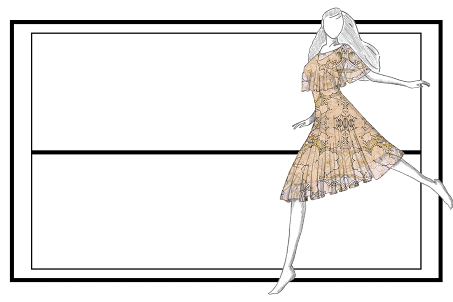 Diseño gráfico hecho vestido